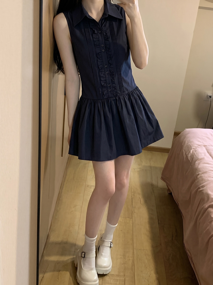 Sukienka koszulowa w stylu kor – Korean Style A Line Shirt Dress recenzja i cena