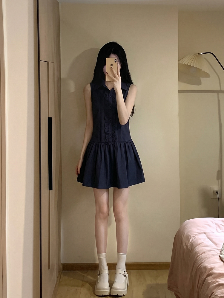 Sukienka koszulowa w stylu kor – Korean Style A Line Shirt Dress recenzja i cena