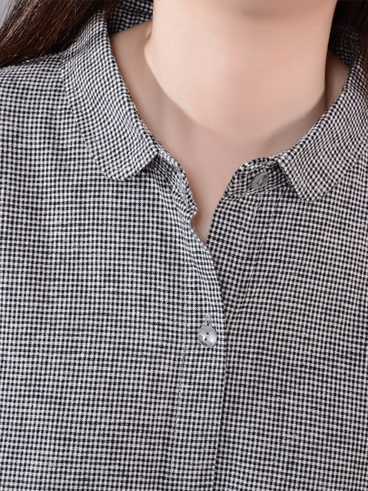 Damska koszulowa sukienka z dł – Korean Style A Line Shirt Dress recenzja i cena