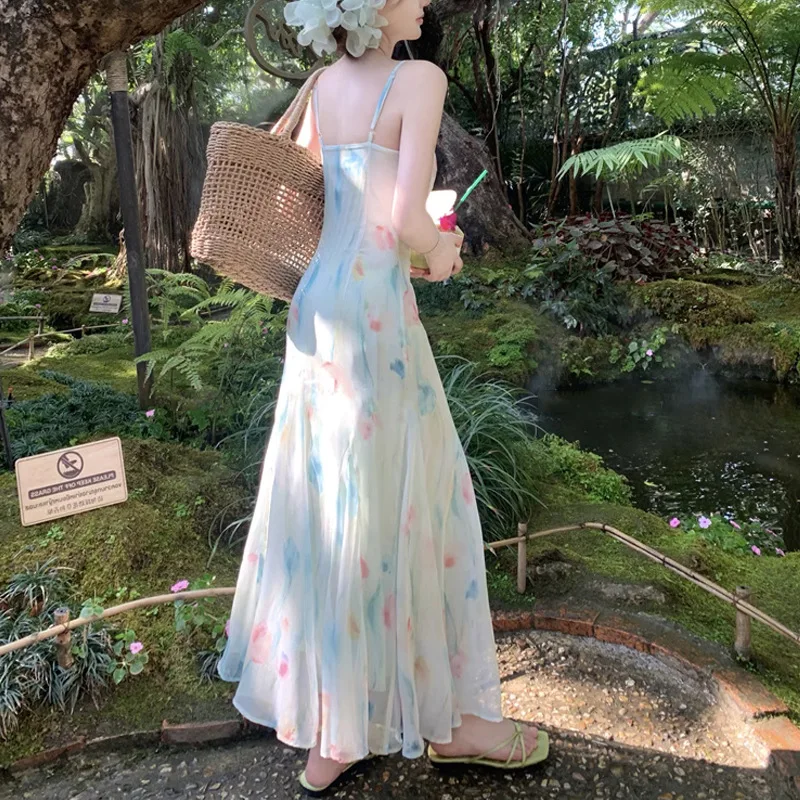 Urocza, słodka sukienka midi w – French Vintage Floral Midi Dress recenzja i cena
