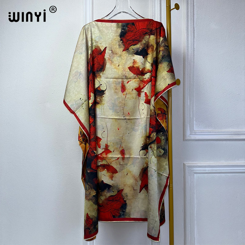 Sukienka plażowa WINYI wysokie – Boho Summer Beach Maxi Dress recenzja i cena